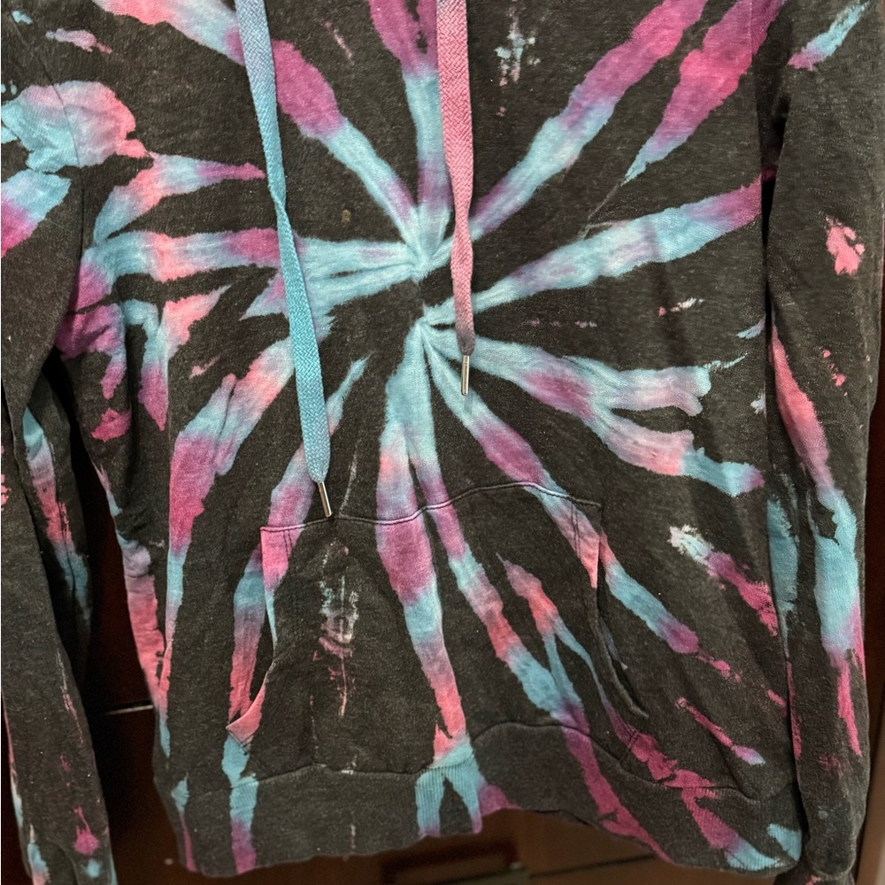 Small tie dye hoodie